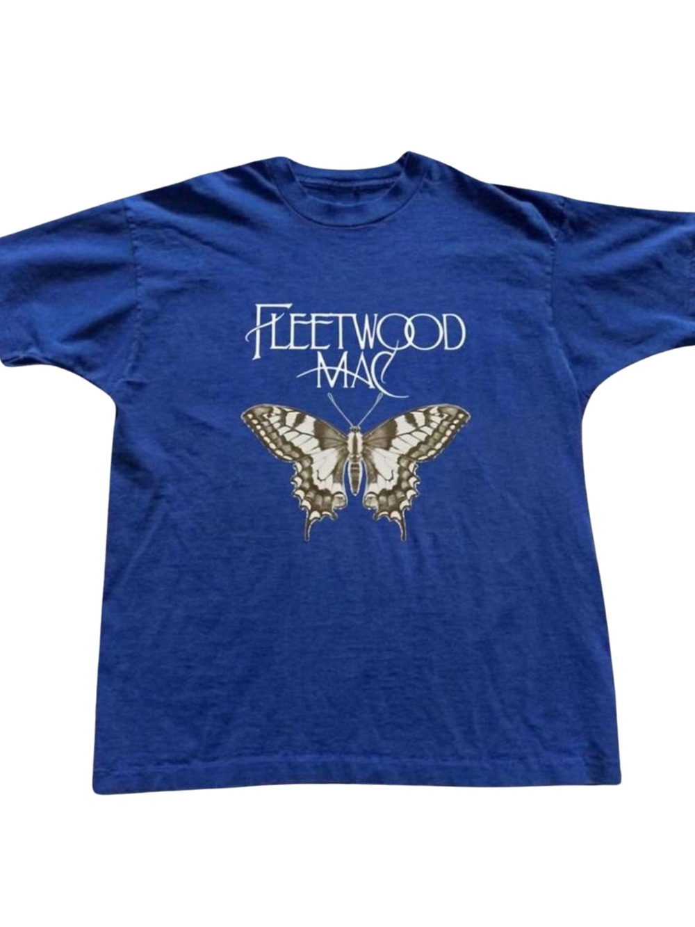Gildan Blue Graphic Butterfly T-Shirt